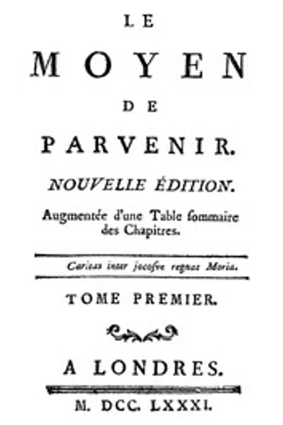 Le moyen de parvenir, tome 1/3, Béroalde de Verville