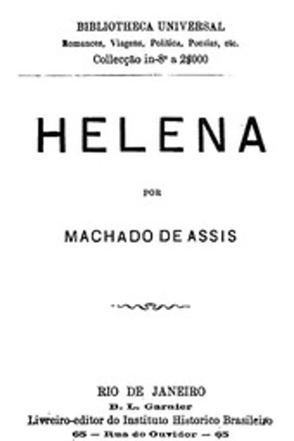 Helena, Machado de Assis