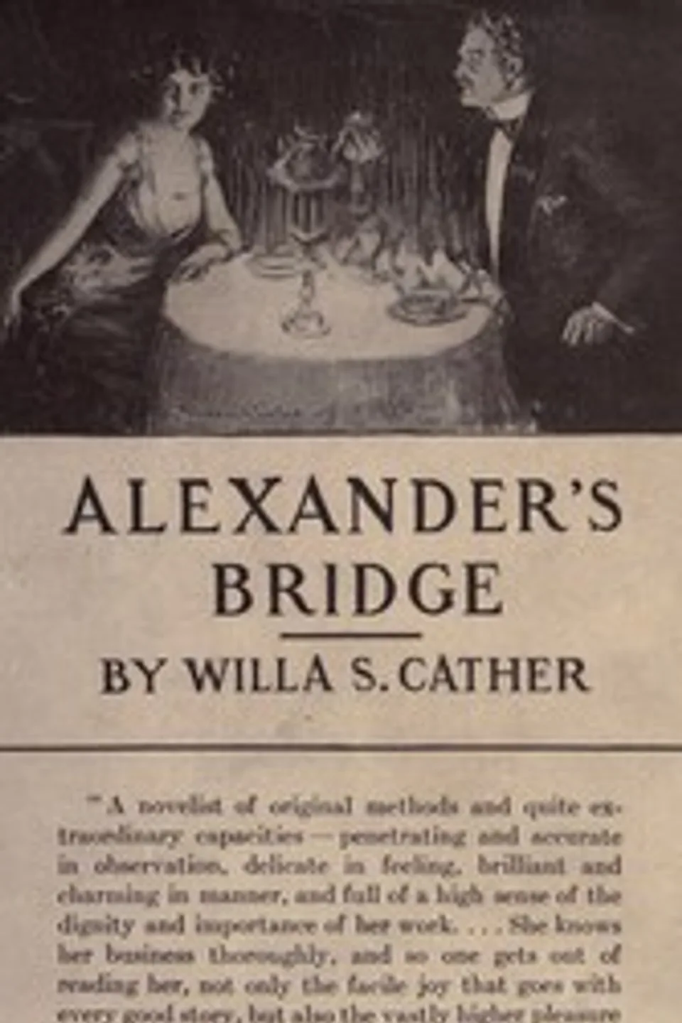 Alexander's Bridge, Willa Cather