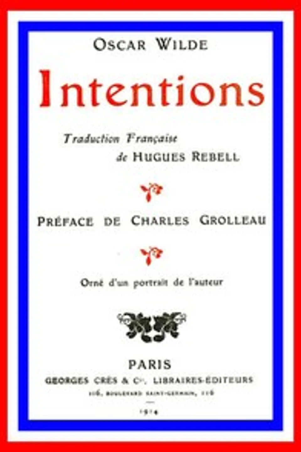 Intentions, Oscar Wilde
