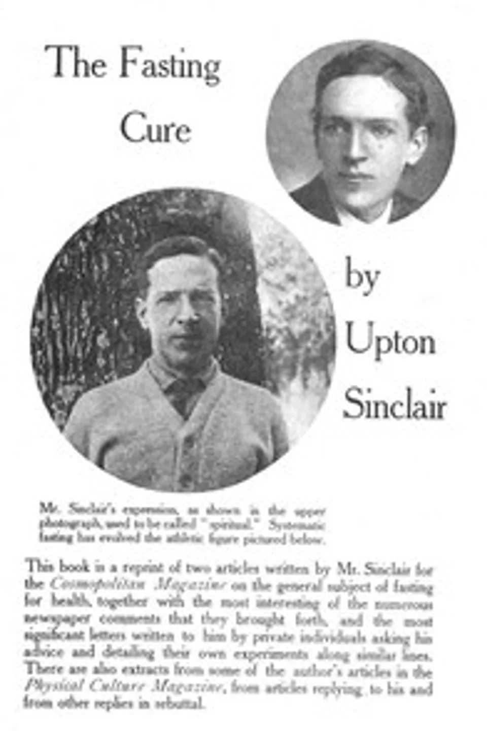 The Fasting Cure, Upton Sinclair