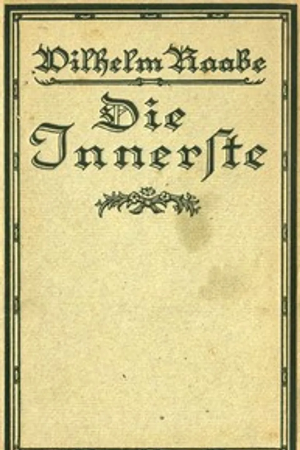 Die Innerste, Wilhelm Raabe