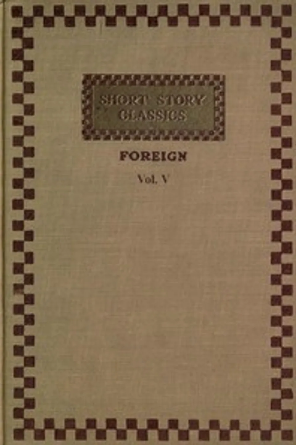 Short story classics (Foreign), Vol. 5, French II
