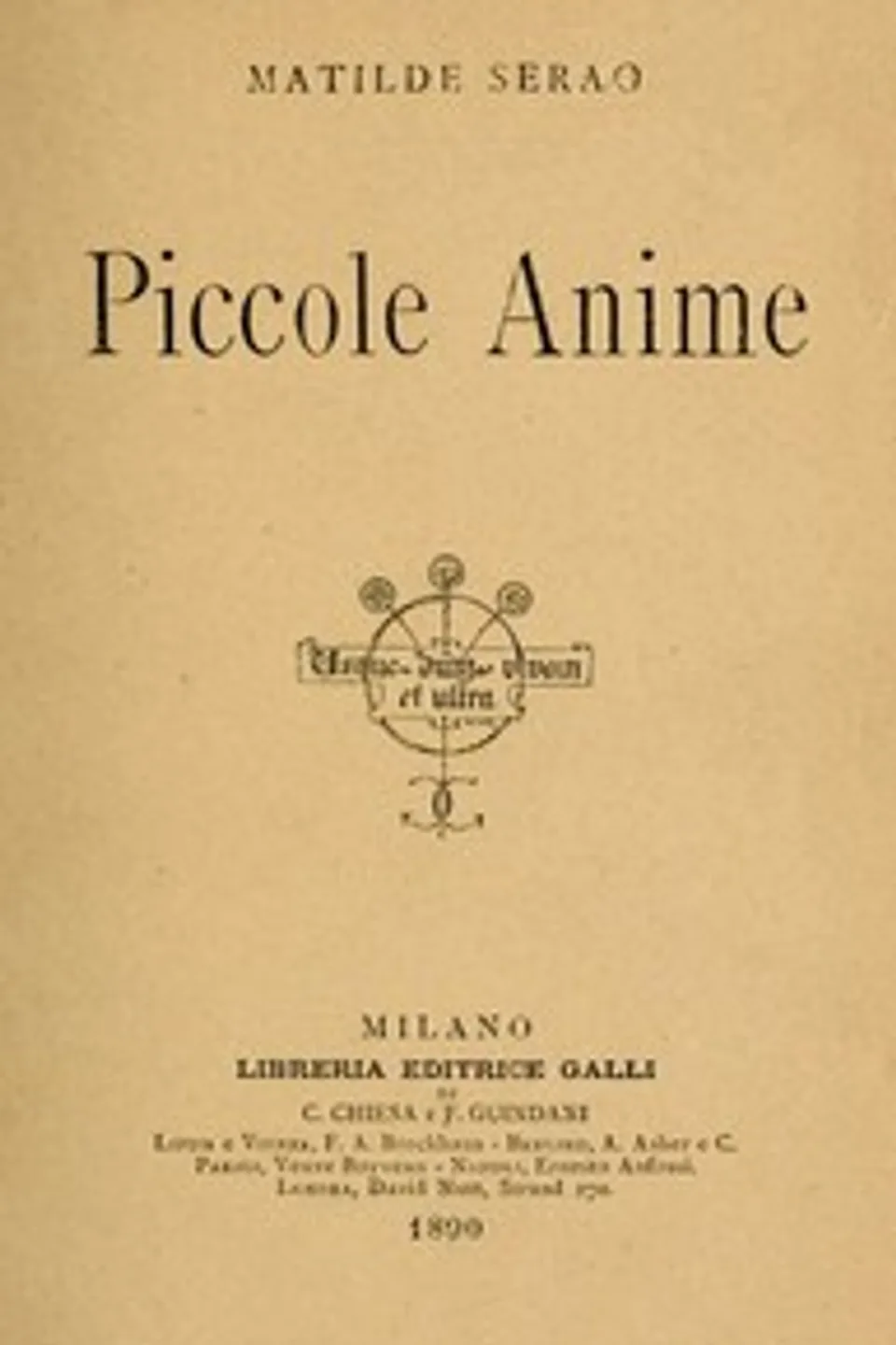 Piccole anime, Matilde Serao