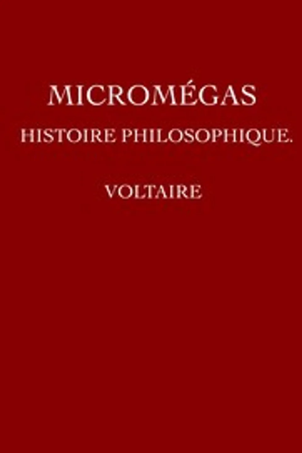 Micromégas, Voltaire