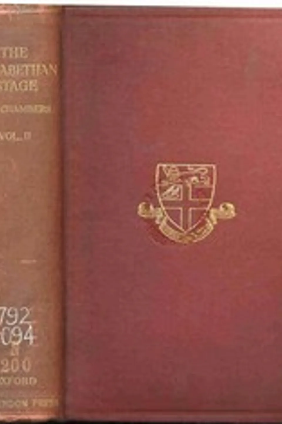The Elizabethan Stage, Vol. 2, E. K. (Edmund Kerchever) Chambers