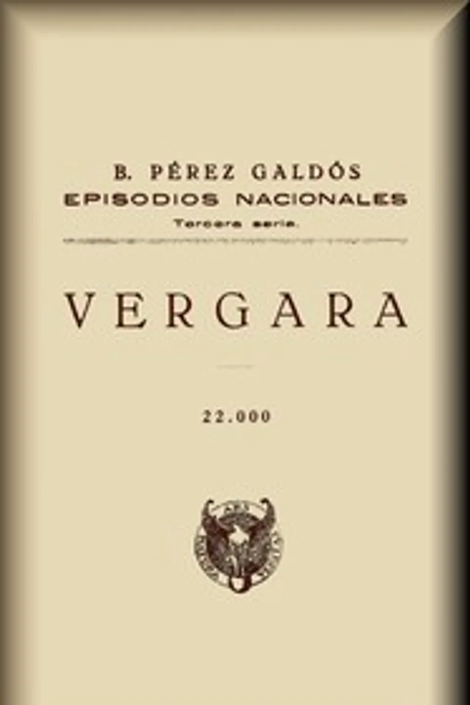 Vergara, Benito Pérez Galdós