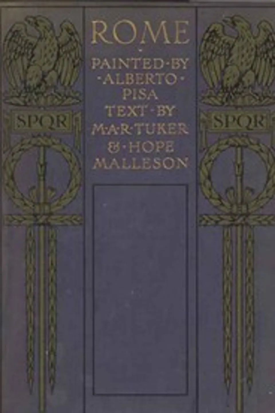 Rome, M. A. R. (Mildred Anna Rosalie) Tuker