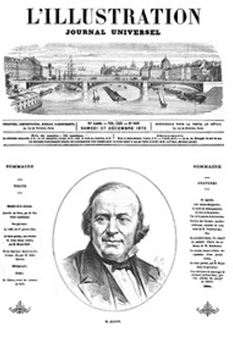 L'Illustration, No. 1609, 27 décembre 1873, Various