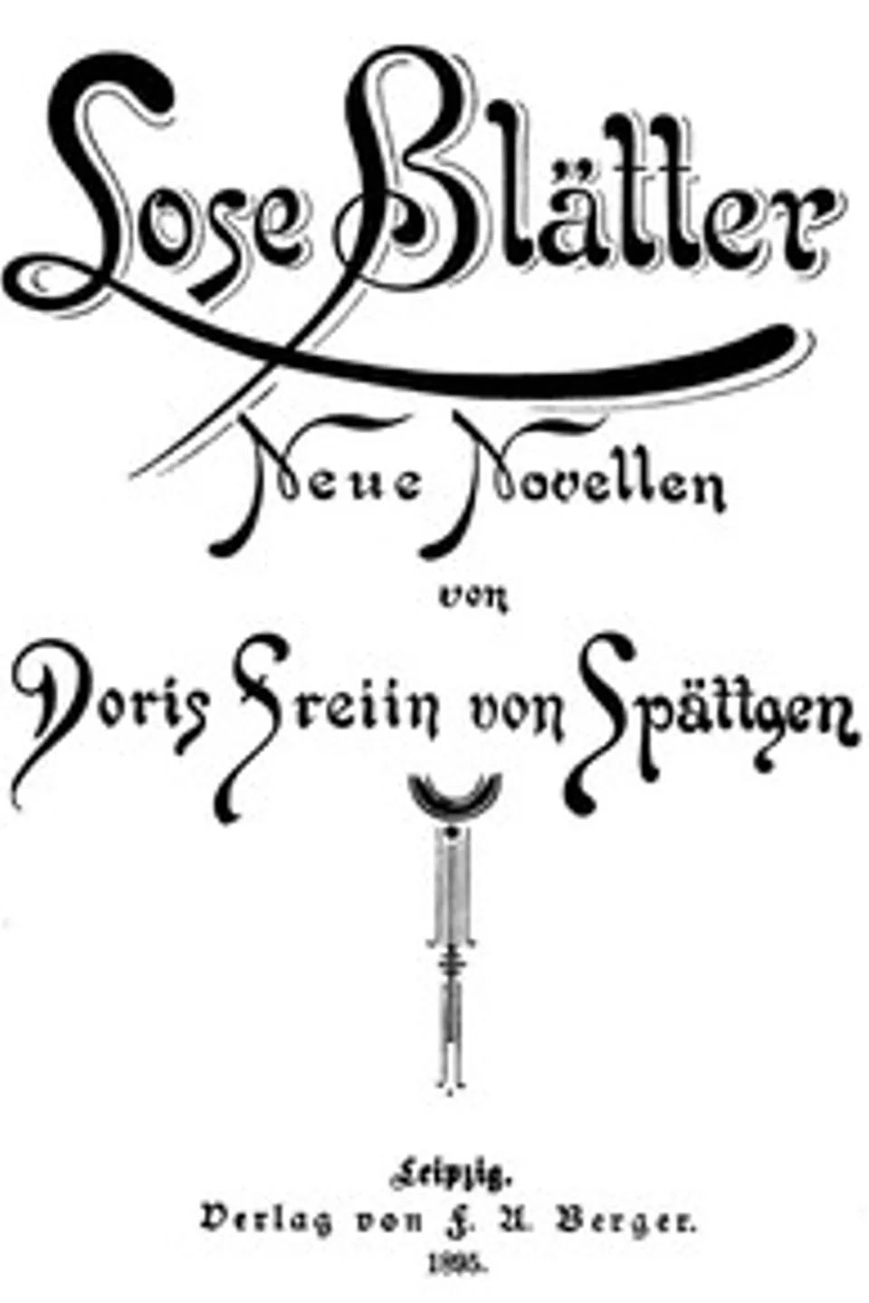 Lose Blätter: Neue Novellen, Doris von Scheliha