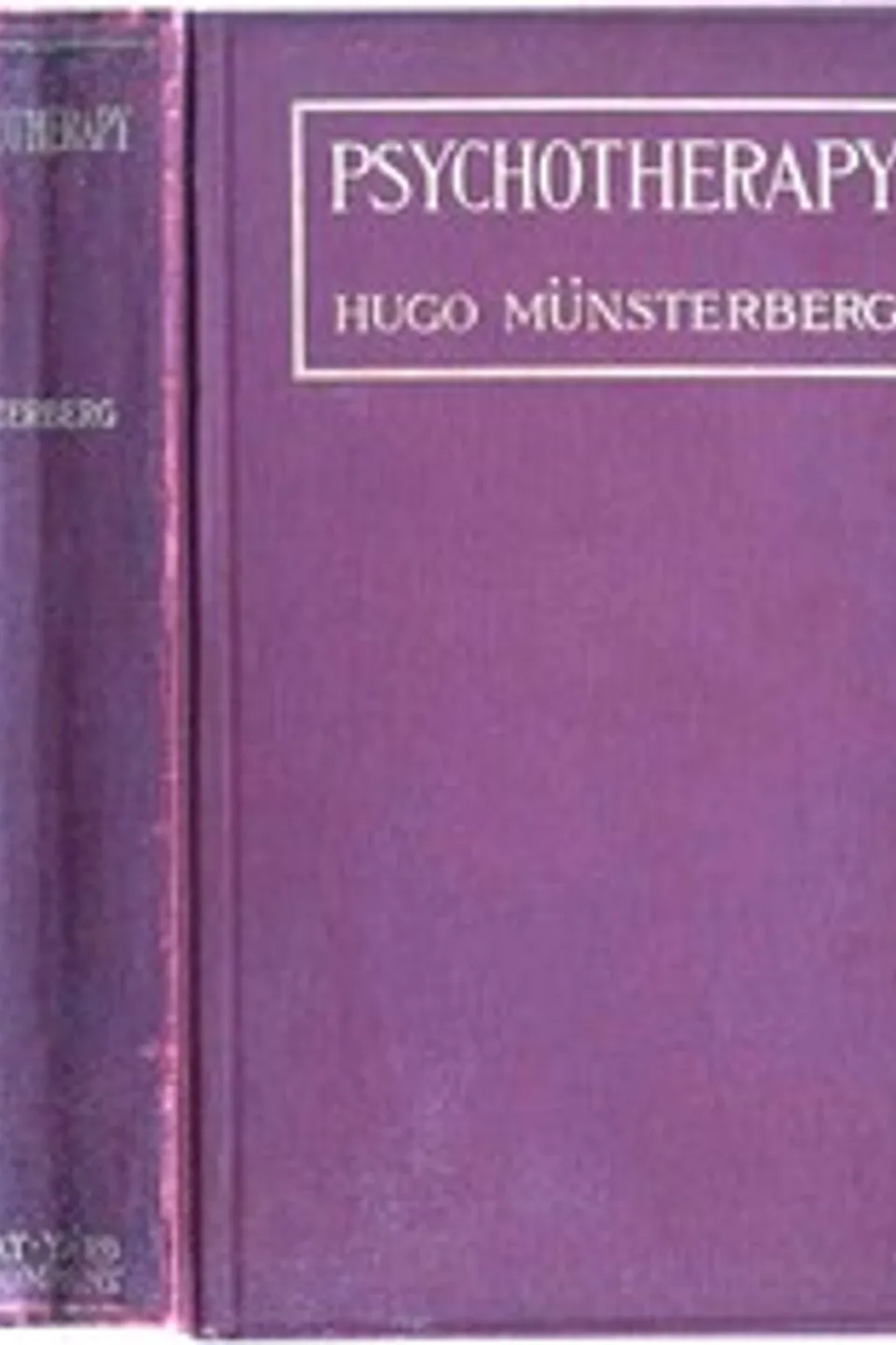 Psychotherapy, Hugo Münsterberg