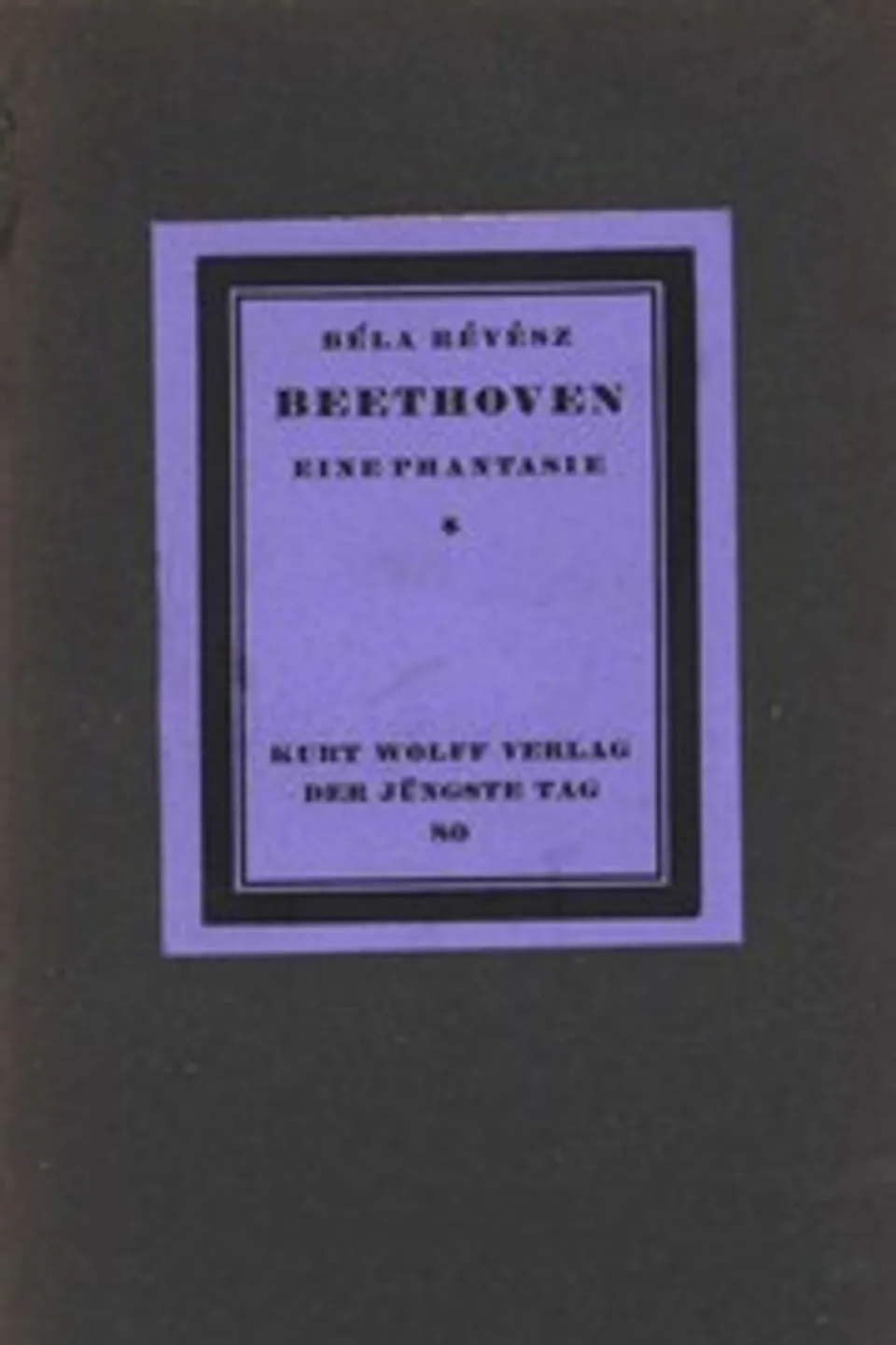 Beethoven: Eine Phantasie, Béla Révész